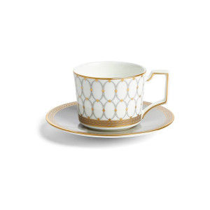 Wedgwood Renaissance Grey espressokopje en schotel 7 cl