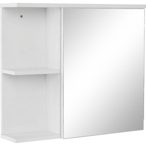 welltime Badkamerspiegelkast Stian met spiegeldeur en push-to-openfunctie, breedte 60 cm, hoogte 53 cm