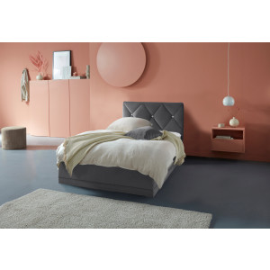 Westfalia Polsterbetten Gestoffeerd bed ADAMAS ook met bedlade, knoopdetails met stras