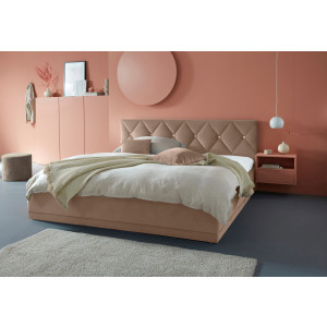 Westfalia Polsterbetten Gestoffeerd bed ADAMAS ook met bedlade, knoopdetails met stras