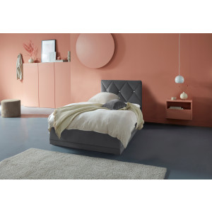 Westfalia Polsterbetten Gestoffeerd bed ADAMAS ook met bedlade, knoopdetails met stras