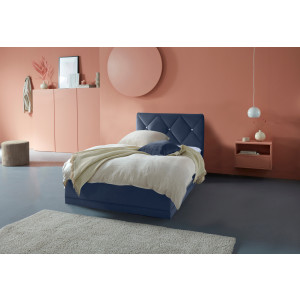 Westfalia Polsterbetten Gestoffeerd bed ADAMAS ook met bedlade, knoopdetails met stras