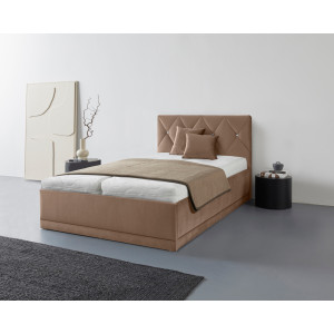 Westfalia Polsterbetten Gestoffeerd bed ADAMAS ook met bedlade, knoopdetails met stras