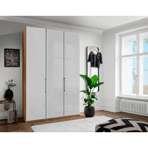 WIEMANN Draaideurkast Monaco, made in Germany, chic glazen front, in verschillende kleuren,