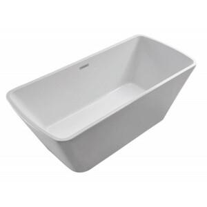 Wiesbaden Larx vrijstaand ligbad 170x78cm acryl glans wit met waste glans wit 21.3660