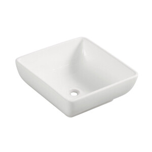 Wiesbaden Piazza waskom vierkant 40 x 40 x 15 cm keramiek glans wit 32.3406