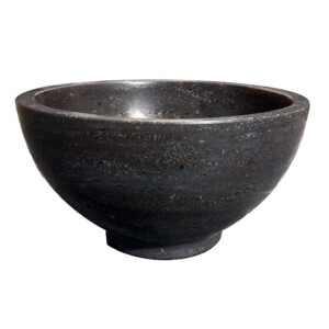 Wiesbaden Raw waskom rond 20x11 cm hardsteen gezoet 39.3510