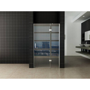 Wiesbaden Vaz nisdeur met vast deel 1200 x 2000 x 8 mm nano helder glas/chroom 20.3924