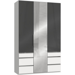 Wimex Kledingkast Level by fresh to go met glas- en spiegeldeuren
