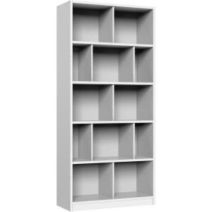 Wimex Staand rek Joker Boekenrek, multifunctioneel rek met veel vakken, 198 cm hoog, 90 cm breed