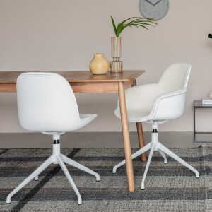 Zuiver Uitschuifbare Eettafel 'Glimps' Essenhout, kleur Naturel