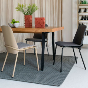 Zuiver Eettafel 'Harvest' Eikenhout, 220 x 90cm