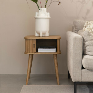 Zuiver Bijzettafel/Nachtkastje 'Barbier' Hout, 45 x 45cm