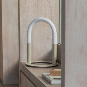 Zuiver Tafellamp 'Arch' 36cm, kleur Beige