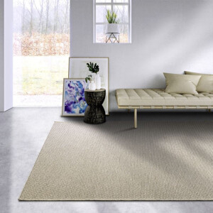 Wollen Vloerkleed Charles - Beige 290x200cm - Wol - Dekbed-Discounter.nl