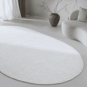 Wollen Vloerkleed Francois Ovaal - Creme 230x160cm - - Dekbed-Discounter.nl