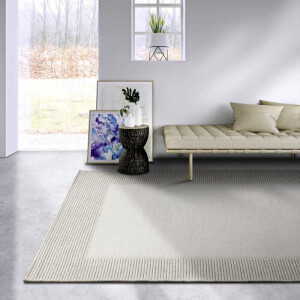 Wollen Vloerkleed Johann - Creme 230x160cm - Wol - Dekbed-Discounter.nl