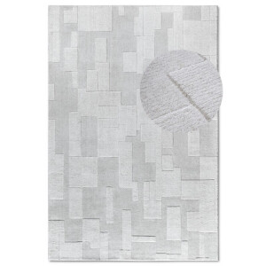 Wollen Vloerkleed Wilhelmine - Crème 150x80cm - - Dekbed-Discounter.nl