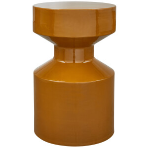 WOOOD Bijzettafel 'Ferry' 30cm, kleur Honing Geel