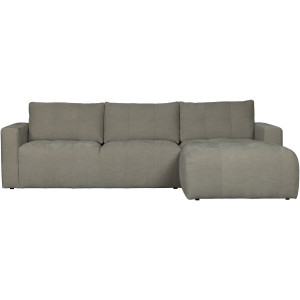 WOOOD Chaise-longue Bar, rechts losse rugkussens met rits, breedte 280 cm