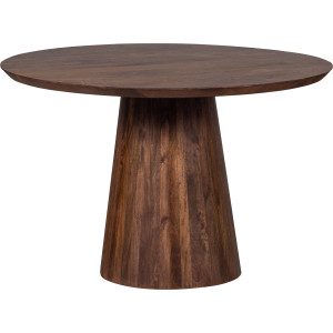 WOOOD Eettafel Limit van mango-hout, ronde vorm, h 76 cm x ø 130 cm