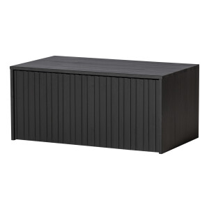 WOOOD Kistbank 'New Gravure' Grenenhout, kleur Zwart