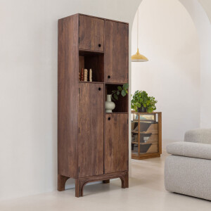 WOOOD Opbergkast 'Staes' Mangohout, 210 x 75cm