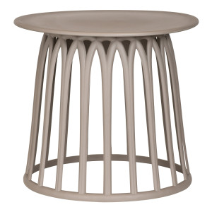 WOOOD Outdoor Bijzettafel 'Boy' 50cm, kleur Taupe