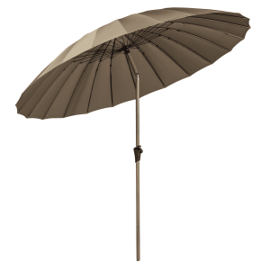 WOOOD Parasol 'Monica' 280cm, kleur Zand/Groen