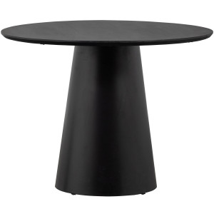 WOOOD Ronde Eettafel 'Nena' 102cm, kleur Zwart