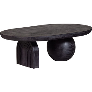 WOOOD Salontafel STEPPE van mango-hout, grote tafelblad, h 38 cm x b 110 cm