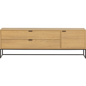 WOOOD Tv-meubel Silas Commode, twee lades en een deur, breedte 180 cm