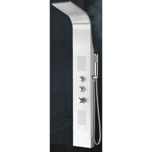 Xellanz Erie thermostatische douchekolom 148x22 cm RVS 29.3750