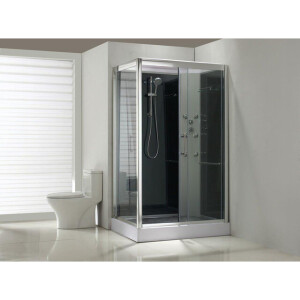 Xellanz Sunshine rechts complete douchecabine 120x90x218 alu 5mm glas 10184