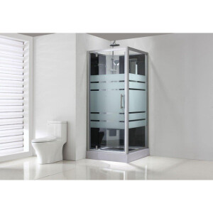 Xellanz Thermo complete douchecabine 90x90x228 alu 5mm glas 10176
