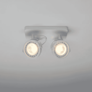 Zuiver Plafondlamp 'Dice' 2-lamps, kleur Wit