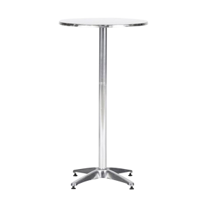 Yordi tuin bartafel grijs - in hoogte verstelbaar - Ø 60 cm