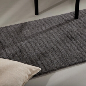 Nohr Vloerkleed 'Lorrie' 70 x 200cm, kleur Donkergrijs