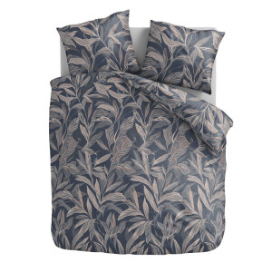 Dekbedovertrek Leaf Tapestry - Lits-Jumeaux (240x220 Cm) - Blauw Microvezel - Veren - Zydante - Dekbed-Discounter.nl